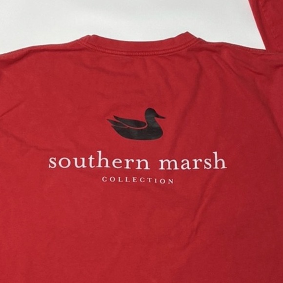 Southern Marsh Collection Long Sleeve Shirt. Red. X-Large. - Picture 6 of 8